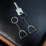 Personalised Horse Stirrups Keychain with Name Backpack Accessory Birthday Competition Day Daily Use Gift for Horse Owners Riders Lovers