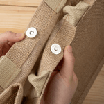 Acuarela Personalizada Nacimiento Flor Ramo Grande Bolsa de Yute con Nombre Dama de honor Día de la Madre Cumpleaños de regalo para las mujeres