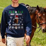 Personalised Multicolor Santa Hat 1-2 Pet Face Photos Soft Sweatshirt with Name Christmas Gift for Pet Owners