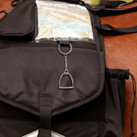 Personalised Horse Stirrups Keychain with Name Backpack Accessory Birthday Competition Day Daily Use Gift for Horse Owners Riders Lovers