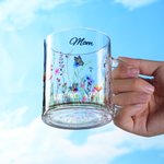 Tasse de thé botanique personnalisée avec nom Cadeau d'anniversaire pour les amateurs de jardinage