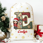 Sac à main en toile avec nom Cadeau de Noël pour la famille et les amis