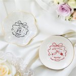 Personalised Romantic Married Ceramic Trinket Jewellery Dish with Name Wedding Engagement Christmas Gift for Couples Bride to Be