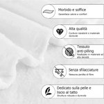 Tutti i tuoi cari vicini con un abbraccio - Coperta morbida personalizzata con nome e personaggio animato