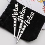 Personalised Lucky Number Name Initial Design Metal Cribbage Pegs Game Night Christmas Birthday Gift for Cribbage Lovers