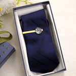 Personalised Exquisite Photo Tie Clip Birthday Wedding Father's Day Gift for Dad Groom Husband