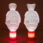 Personalized Sushi Soy Sauce Fish LED Lamp with Name Home Decor Birthday Gift for Food Enthusiasts