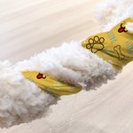 Personalized Cute Paw Print Bone Soft Pet Bed Mat with Name Birthday Christmas Gift for Cat Dog Pet Lover Owner