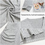 Personalisierte Strickjacke mit Gestickten Haustierfotos und Namen Alltagskleidung Geburtstagsgeschenk für Tierhalter