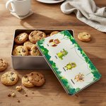 Boîte à Biscuits en Métal Alimentaire Personnalisée avec Photos et Noms Animaux Dessins Animés Cadeau de Noël pour la Famille et les Enfants
