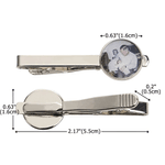 Personalised Exquisite Photo Tie Clip Birthday Wedding Father's Day Gift for Dad Groom Husband