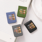 Personalized God Says Bible Verse Birth Flower Magnetic PU Leather Bookmark Clip with Name Birthday Christmas Gift for Christians Book Lovers