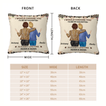 Personalised Leopard Print Cartoon Character Cushion Cover with Name Home Decor Birthday Gift for Mom Daughter