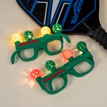 Personalized 3D-Printed Light Up Miniature Pickleball Eyeglass with Text Party Decor Christmas Gift for Pickleball Lover