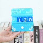 Gepersonaliseerde 3D afgedrukte miniatuur lade boekenkast lezen tracking decoratie met naam boekenplank Decor verjaardag lezen cadeau voor boekenwurmen