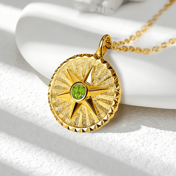 Personoitu kuusikulmainen suojelijan energiamitali kaulakoru syntymäkivellä perhekoru syntymäpäivälahja naisille ja miehille