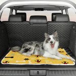 Personalized Cute Paw Print Bone Soft Pet Bed Mat with Name Birthday Christmas Gift for Cat Dog Pet Lover Owner