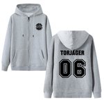 Personalisierte Kapuzenjacke aus 100 % Baumwolle im Ball-Sport-Design mit Teamnamen Namen und Nummer Spieltag Geburtstag Geschenk für Ballspieler