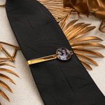 Personalised Exquisite Photo Tie Clip Birthday Wedding Father's Day Gift for Dad Groom Husband