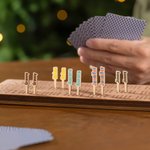 Personalisierte Multicolor Name hölzerne Cribbage Pegs Satz von 3 Board Game Zubehör Geburtstag Weihnachten Geschenk für Cribbage Liebhaber