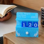 Gepersonaliseerde 3D afgedrukte miniatuur lade boekenkast lezen tracking decoratie met naam boekenplank Decor verjaardag lezen cadeau voor boekenwurmen