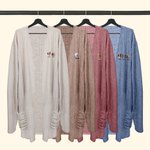 Personalisierte Strickjacke mit Gestickten Haustierfotos und Namen Alltagskleidung Geburtstagsgeschenk für Tierhalter