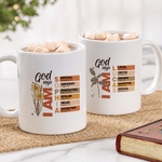 Personalised God Says Bible Verse 11 oz 15 oz Ceramic Coffee Mug with Name Birthday Christmas Gift for Family Friends Christians