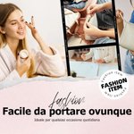 Borsa da trucco portatile personalizzata con nome fiore di nascita e ragazza in stile cartone animato regalo di compleanno e anniversario per donne