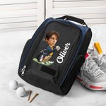 Personalized Golf Club Cartoon Character Face Photo Large Capacity Bag with Name Golf Accessories Birthday Christmas Gift for Golf Lovers