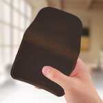 Personalised Minimal Crazy Horse Leather Wallet with Name Portable Accessories Travel Birthday Christmas Gift for Family Friends Colleagues