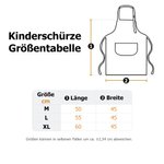 Personalisiertes Kinderschürze und Kochmütze Set im Weihnachten-Schneemann-Design mit Initiale und Namen Weihnachtsgeschenk für Kinder