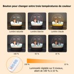 Veilleuse LED Ovale Personnalisée avec Nom et Motif Personnage et Animal Signe Astrologique à Choix Cadeau Anniversaire Noël pour Enfant Famille