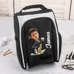 Personalized Golf Club Cartoon Character Face Photo Large Capacity Bag with Name Golf Accessories Birthday Christmas Gift for Golf Lovers