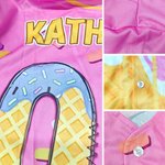 Personalized Ice Cream Drip Baseball Jersey Shirt with Name and Number Team Outfit Game Day Gift for Baseball Players Teammates