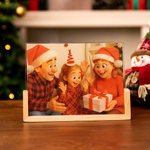 Personalised Polymer Clay Style Cartoon Photo Dynamic Grating Lenticular Photo Frame Christmas Birthday Memorial Gift for Family Friend
