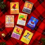 Personalised Cute Photo Glitter Classic Game Card with Protective Cover and Wooden Stand Birthday Anniversary Christmas Gift for Kids Pet Lovers