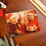 Personalised Polymer Clay Style Cartoon Photo Dynamic Grating Lenticular Photo Frame Christmas Birthday Memorial Gift for Family Friend