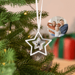 Personlig stjärnprojektionsprydnad Julfestgåva till familj och vän