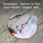 Ornement en Acrylique Personnalisé avec 2-5 Personnages et Nom Décoration de Maison Cadeau de Noël pour Meilleurs Amies Familles
