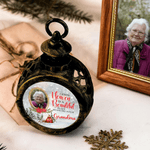 Personalized Photo Frame Design LED  Flameless Candle Ornament with Name Christmas Tree Decor Sympathy Memorial Gift for Loss of Loved One