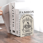 Personalized Retro Reading Girl Bookend with Name Birthday Back to School Gift for Bookworms