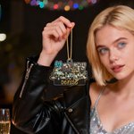 Personalized Merry and Bright Leopard Print Bow Christmas Tree Acrylic Ornament with Name Home Tree Decor Christmas Gift for Family