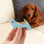 Personalised Dachshund Dog Ceramic Trinket Dish Ring Holder with Text Birthday Wedding Anniversary Gift for Women Engaged Couples