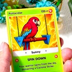 Personalised Cute Photo Glitter Classic Game Card with Protective Cover and Wooden Stand Birthday Anniversary Christmas Gift for Kids Pet Lovers