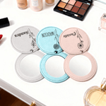 Personalised Birth Flower Folding Pocket Makeup Mirror with Name Makeup Tools Birthday Bridesmaid Gift for Her