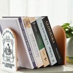 Personalized Retro Reading Girl Bookend with Name Birthday Back to School Gift for Bookworms