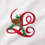 Personalisierte bestickt Weihnachten Monogramm 100% Baumwolle Küche Geschirrtuch Küche liefert Weihnachtsgeschenk für Familie Köche