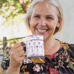 Personalised Toile De Jouy Birth Flower Ceramic Coffee Mug with Nicknames and Names Christmas Thanksgiving Day Birthday Gift for Women