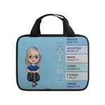 Personalized Bible Verse Cartoon Character Bible Storage Bag Daily Use Thanksgiving Day Christening Gift for Christian Family Friends