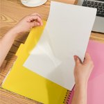 Personalized Floral A4 Clipboard with Name PP Inner Page and Notepad Office Supplies Birthday Gift for Teacher Student Office Staff